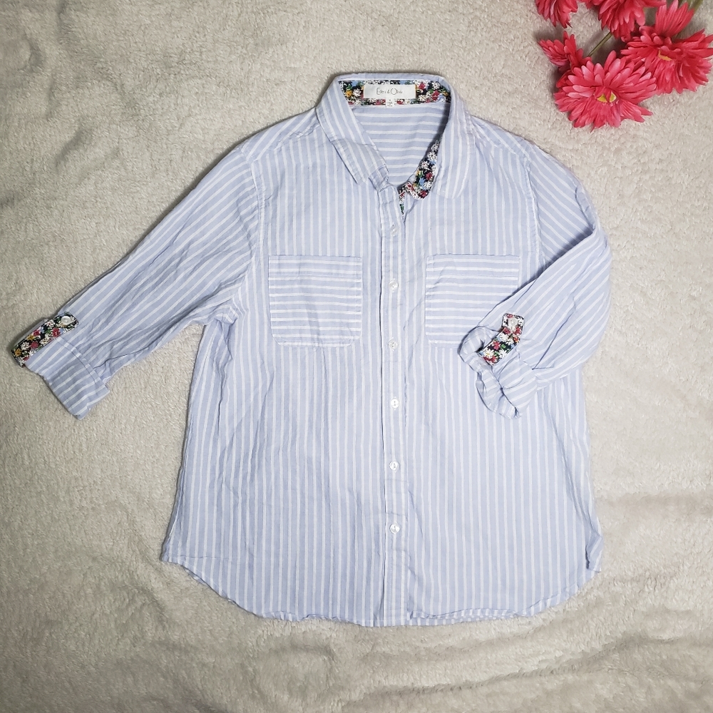 Eden and Olivia Button down classic